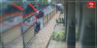 Terrible road accident in Nagaon, footage of the accident caught on CCTV camera