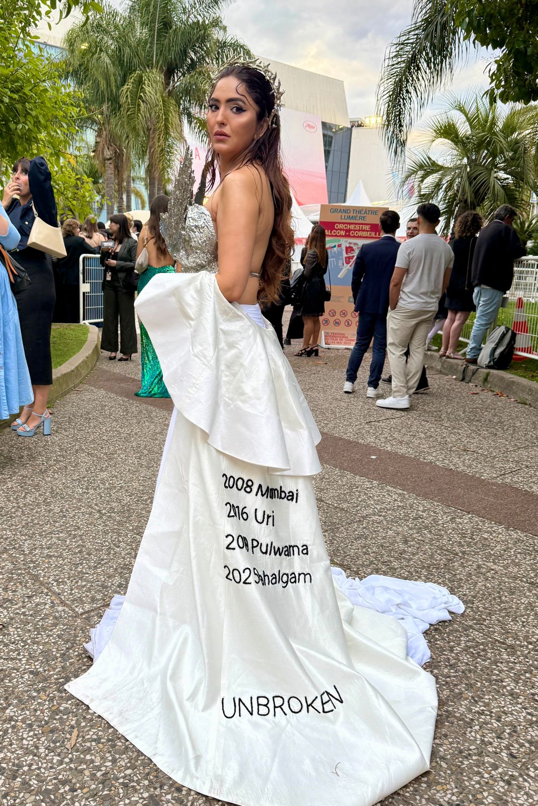 Sonam Chhabra transformed the red carpet into a platform of remembrance and resistance