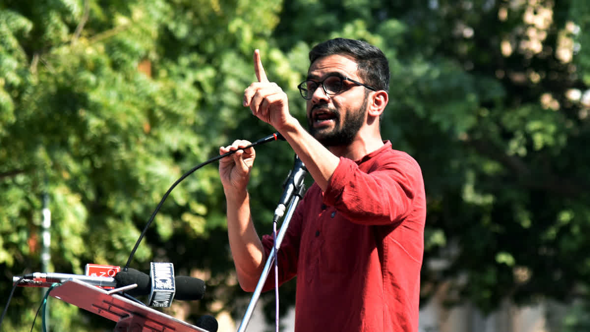 2020 Delhi Riots: HC Grants 3-Day Interim Bail To Umar Khalid For Mother's Surgery FILE- Activist Umar Khalid