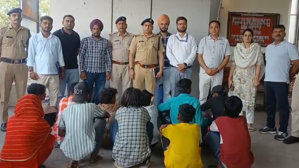 11 MINORS RESCUED IN AMBALA