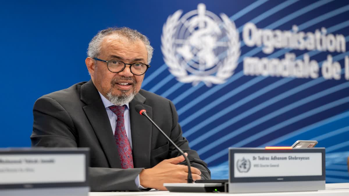 Director General of the World Health Organization (WHO) Tedros Adhanom