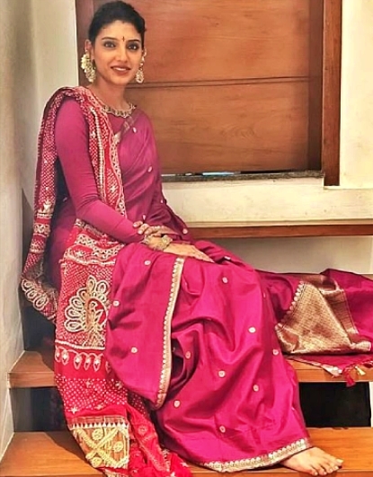 saree_dupatta_style