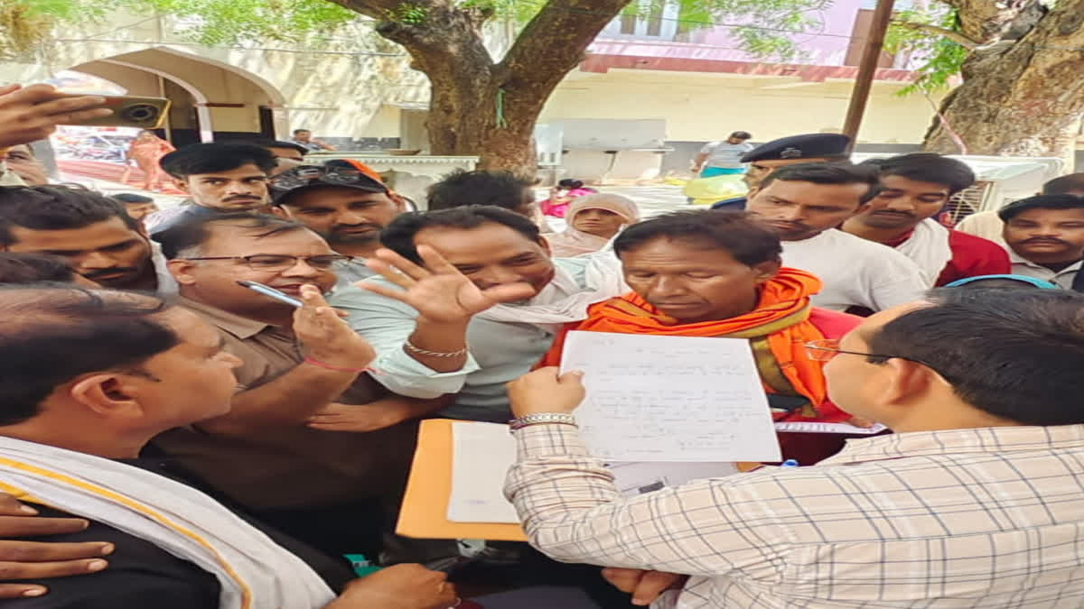 UPROAR AT BARANS SEVA SHIVIR