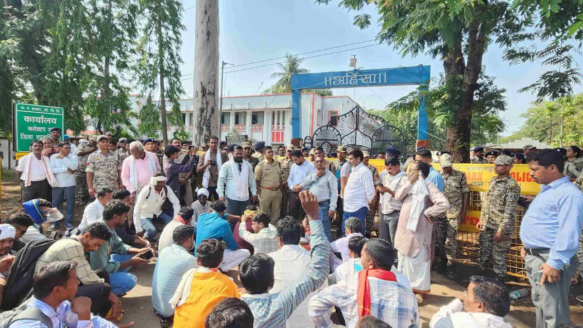 Protest in Jagdalpur