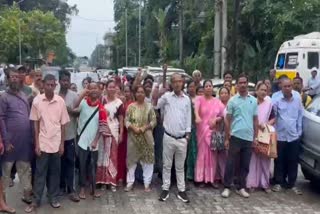 patients took the protest in Dibrugarh