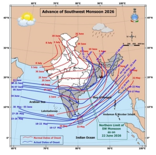 Monsoon arrives