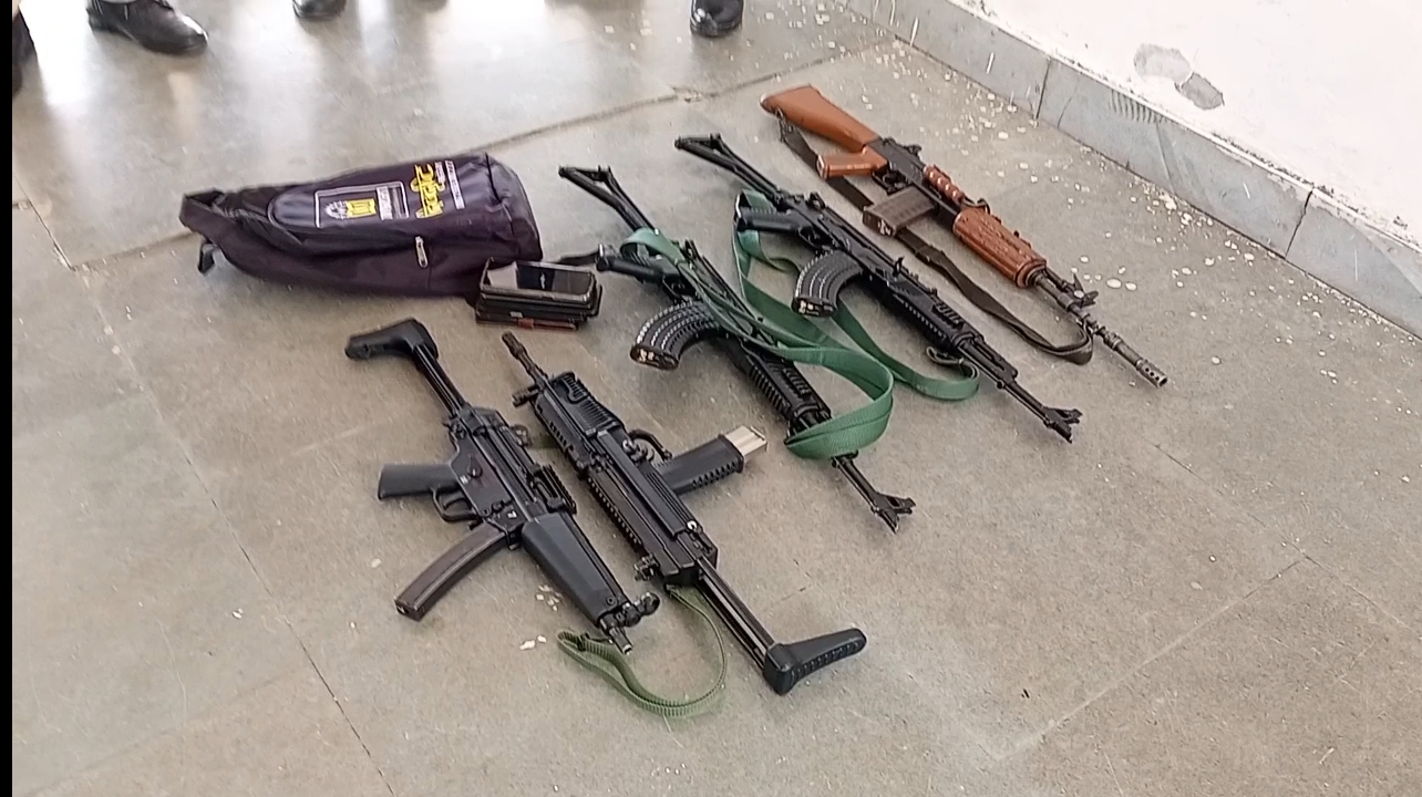 Weapons seized from 'terrorists'