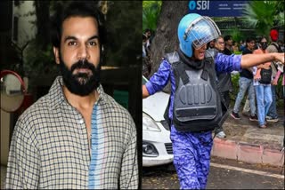 Rajkumar Rao responded during the students' protests