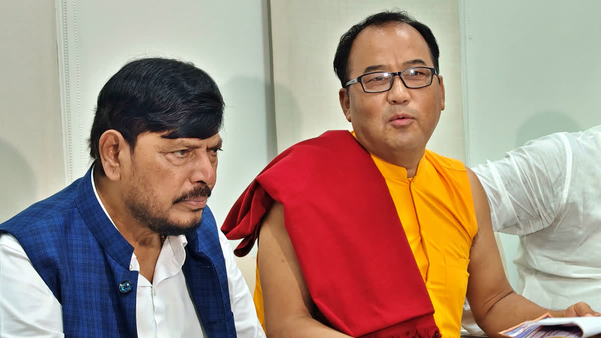 Ramdas Athawale and abhijeet dipke