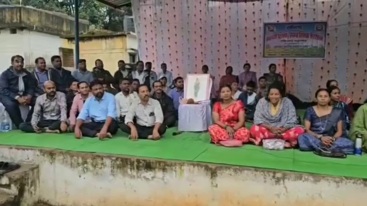 Teachers Association protest in Kanker