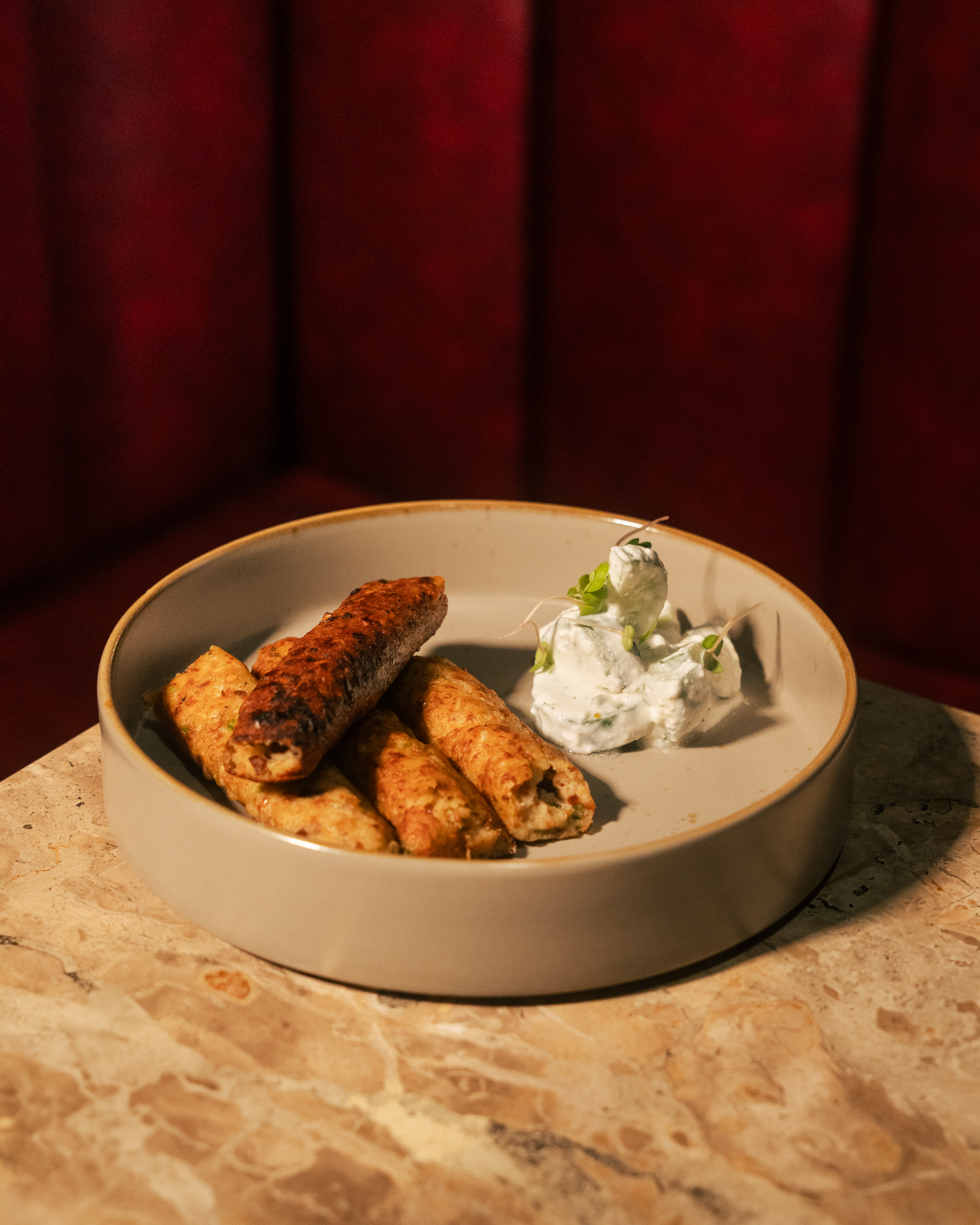 Paneer and Peanut Seekh Kebab