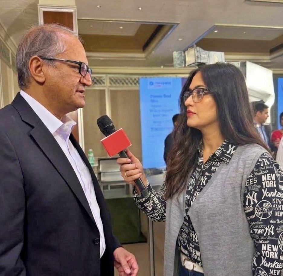 Dr Devi Shetty, Founder and Chairman, Narayana Health talking to Anubha Jain