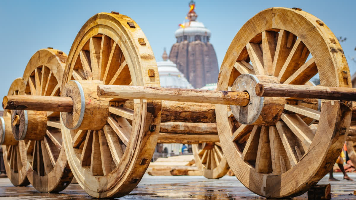 Chariot Wheels on Badadanda Puri
