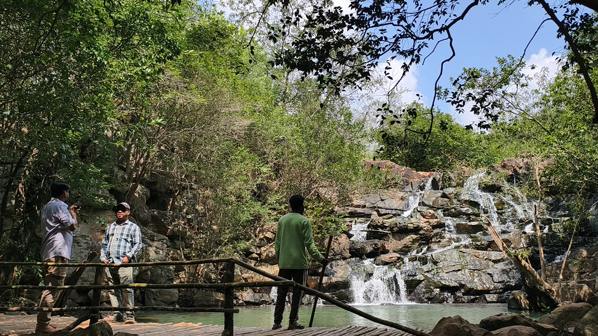 Crowds of tourists