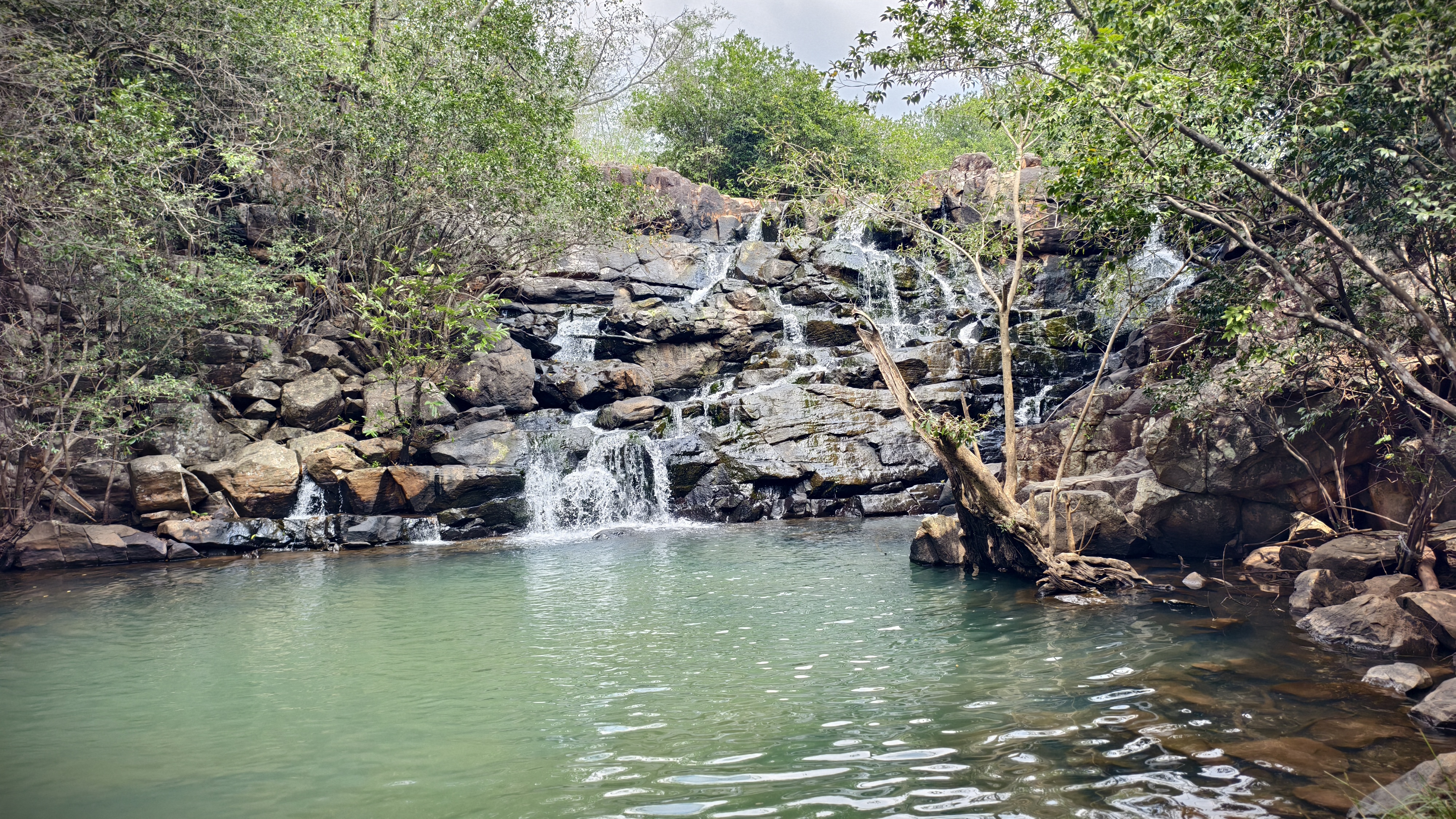 beauty of Garpa Waterfall