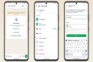 WhatsApp Beta spotted a new Group Member Tag feature that lets users add role-based tags of up to 30 characters to their names.