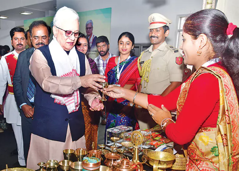 'Telangana-North East' Connect : Confluence of cultures Second day full of enthusiasm: Governor Jishnu Dev Varma inaugurates photo exhibition, handicrafts exhibition