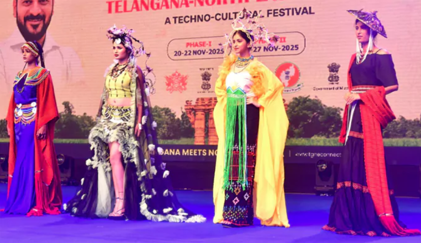 'Telangana-North East' Connect : Confluence of cultures Second day full of enthusiasm: Governor Jishnu Dev Varma inaugurates photo exhibition, handicrafts exhibition