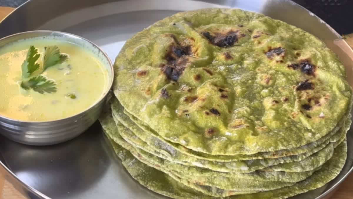 Palak Paneer Roti