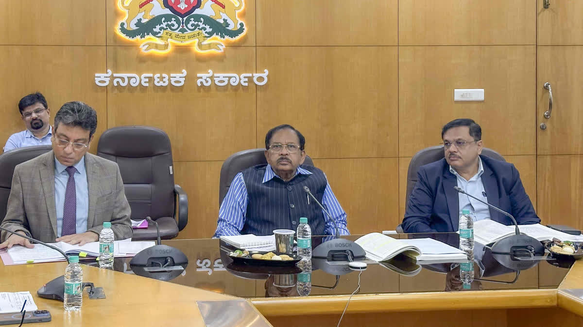 Bengaluru  Home Minister Parameshwar  ಚಿನ್ನಸ್ವಾಮಿ ಸ್ಟೇಡಿಯಂ ಕ್ರಿಕೆಟ್ ಪಂದ್ಯ  ಚಿನ್ನಸ್ವಾಮಿ ಸ್ಟೇಡಿಯಂ ಕಾಲ್ತುಳಿತ  Chinnaswamy stadium