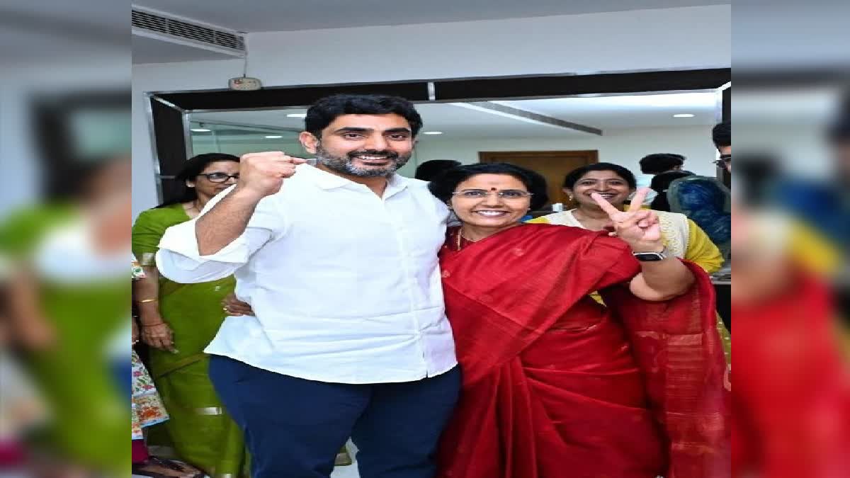 Nara Bhuvaneshwari, Brahmani and Ministers Wishes to Lokesh