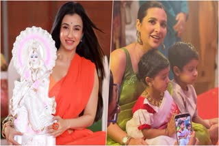 monami-ghosh-shares-saraswati-puja-nostalgia-subhashree-gangulys-daughter-yaalini-hatekhori-picture-viral