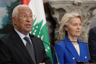 President of the European Council Antonio Costa and President of the European Commission Ursula von der Leyen