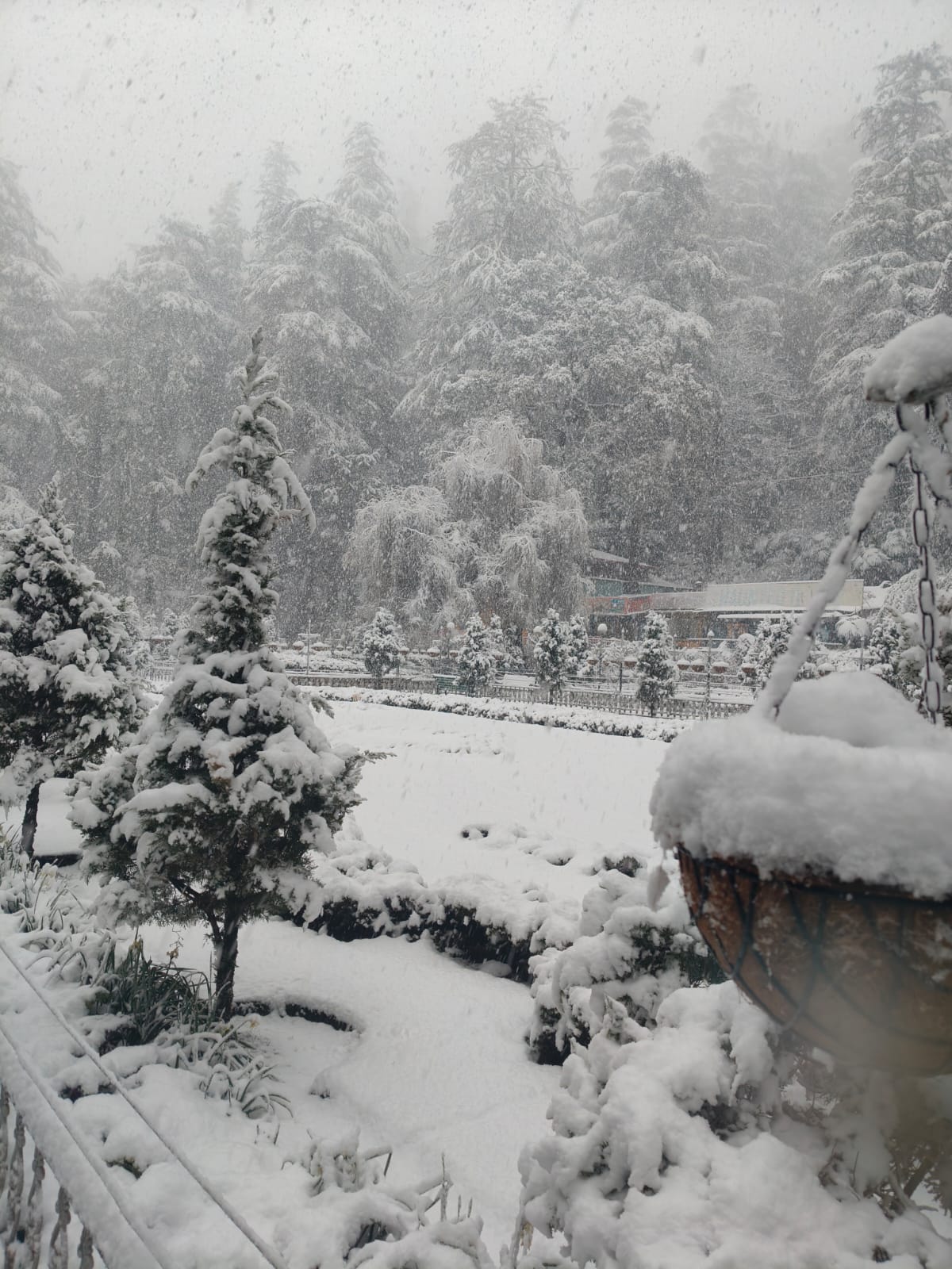Snowfall in Mussoorie