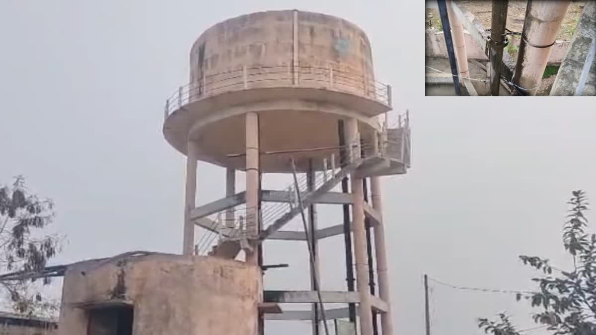 Dhar water tank leakage
