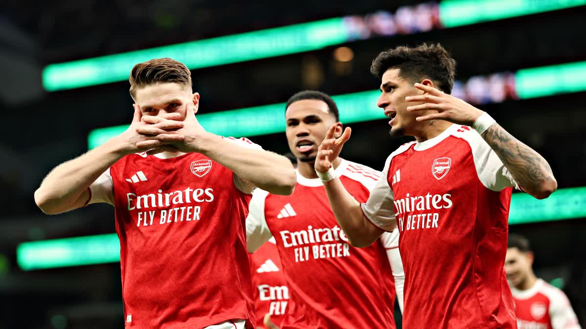 ARSENAL BEAT TOTTENHAM