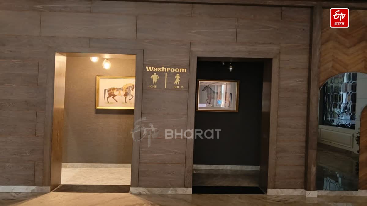 BJP MLA Moolchand Sharma brother Tippar Chand denies presence of pictures of Shivaji and Rani Padmavati in the washroom of Milan Banquet Hall in Faridabad