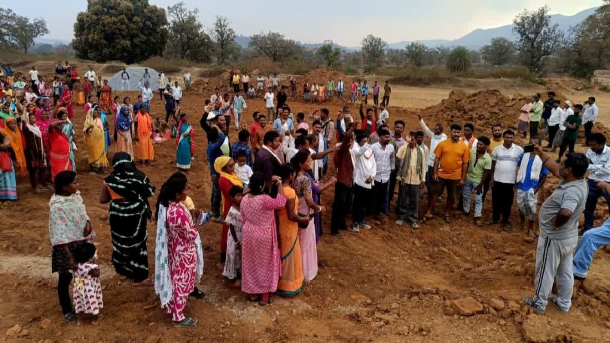 Dantewada helipad protest