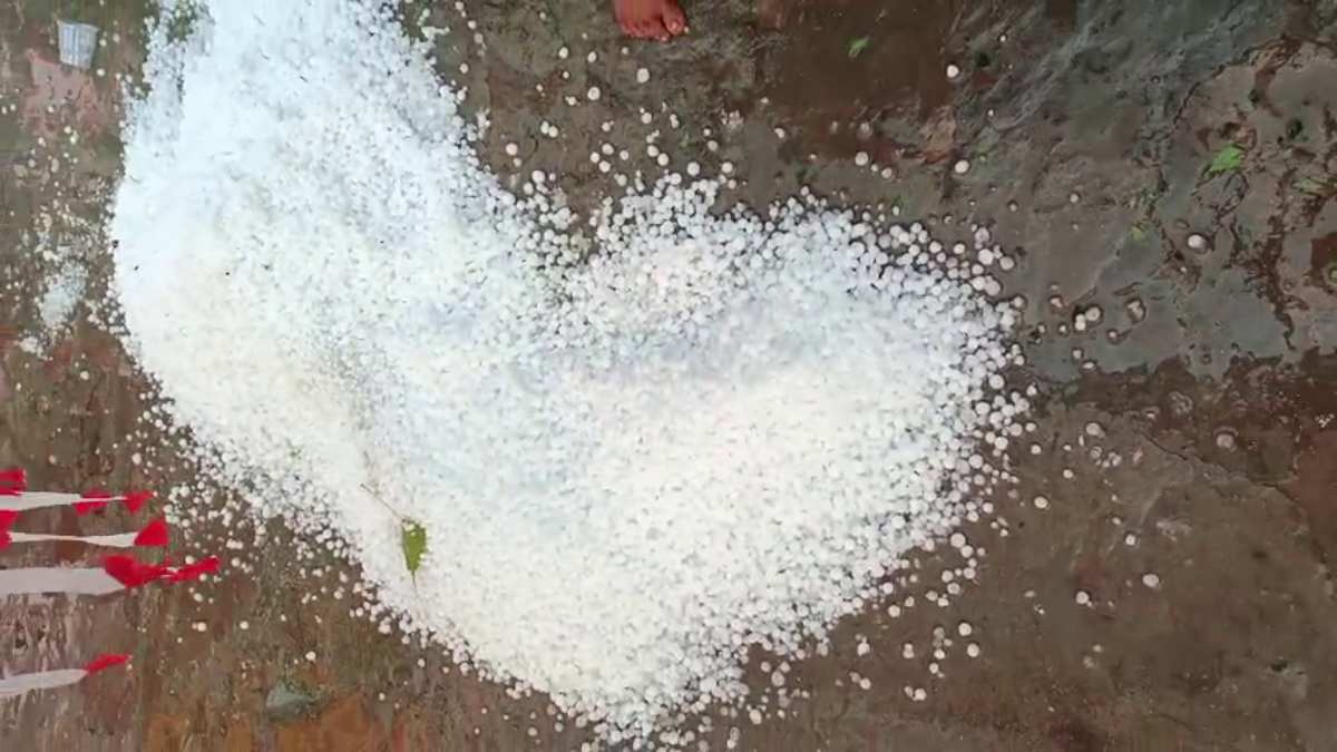 SHIVPURI HEAVY RAIN AND HAILSTORM