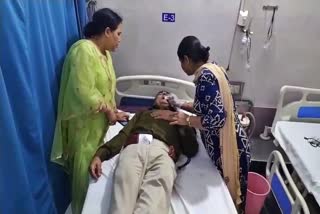 Clashes between candidate husband and police