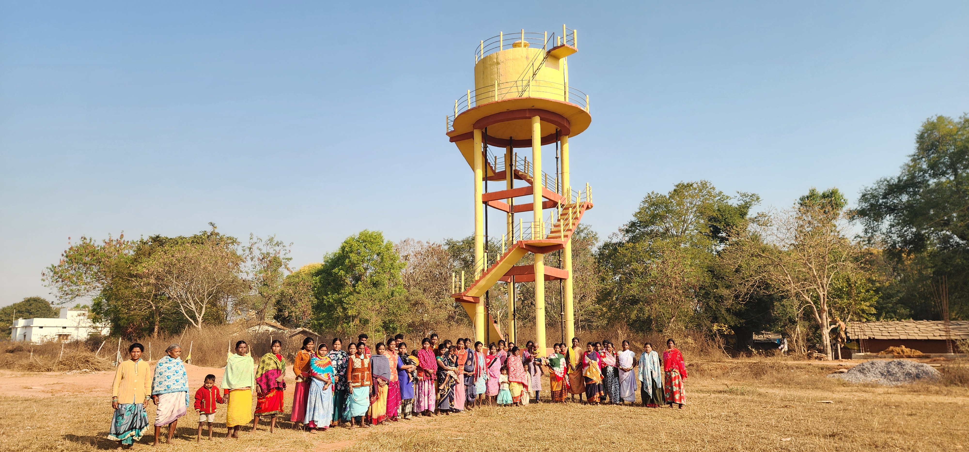 Water tank built but no water