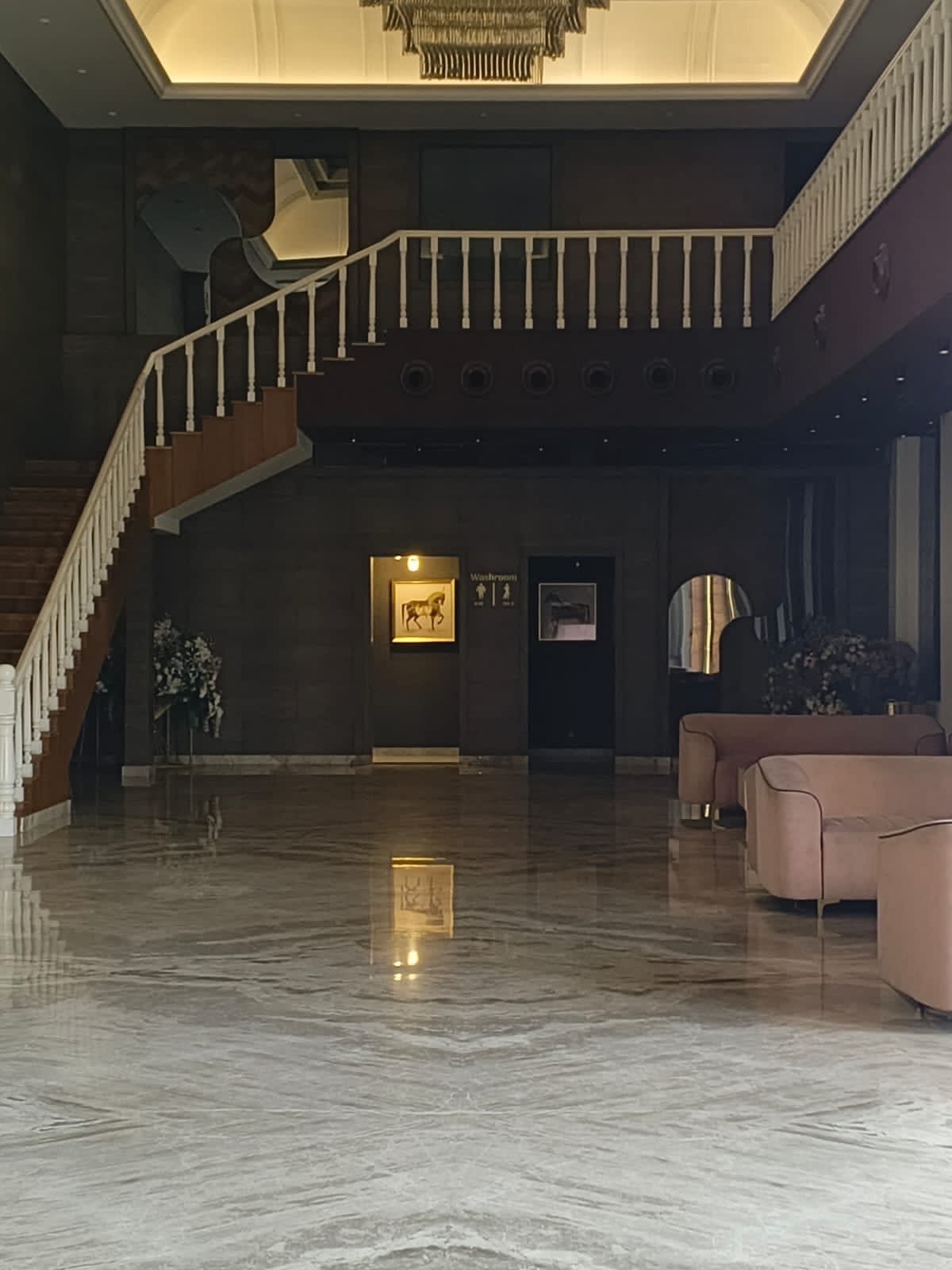 BJP MLA Moolchand Sharma brother Tippar Chand denies presence of pictures of Shivaji and Rani Padmavati in the washroom of Milan Banquet Hall in Faridabad