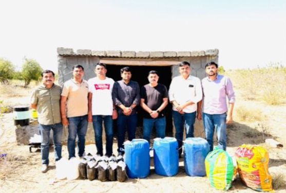 ANTF team with seized material