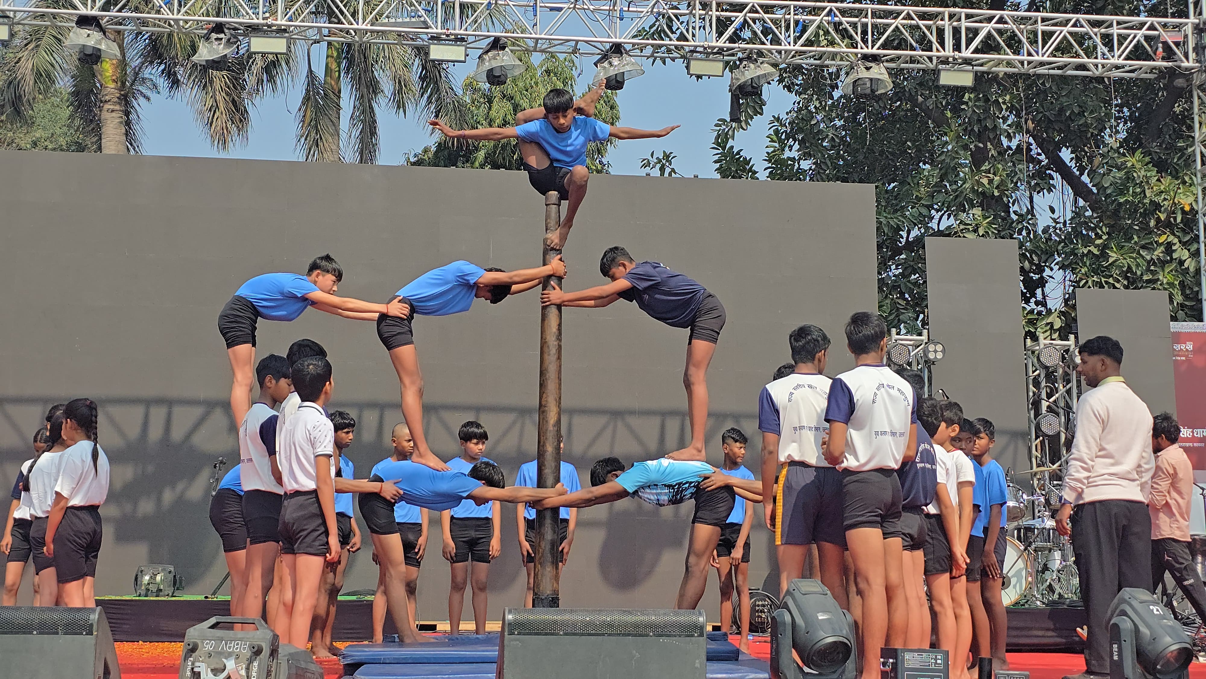 Malkhamb at Saras Mela Rudrapur