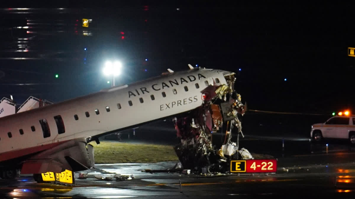 Air Canada Flight Collides With Port Authority Vehicle