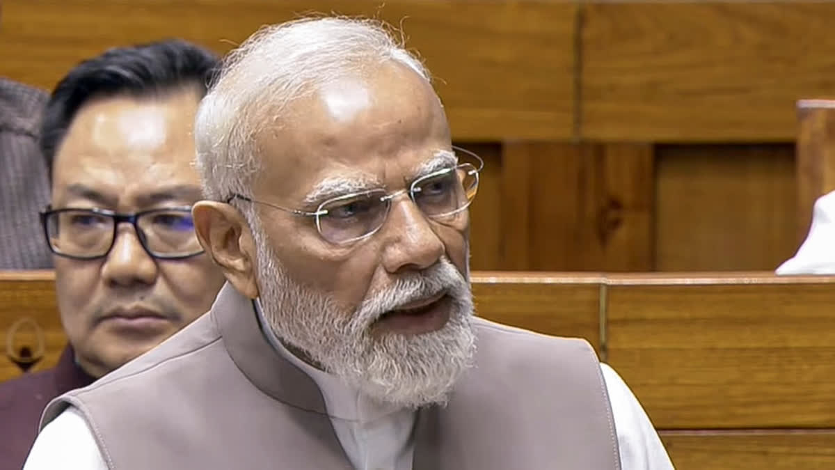 pm narendra modi statement on west asia crisis in lok sabha Urdu News