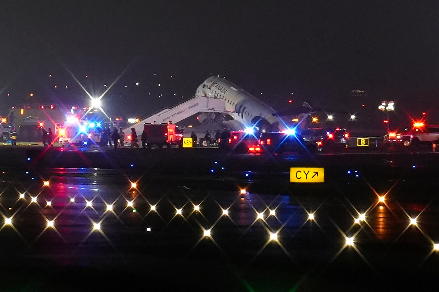 Air Canada Flight Collides With Port Authority Vehicle