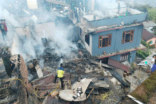 MASSIVE FIRE AT MONGPU