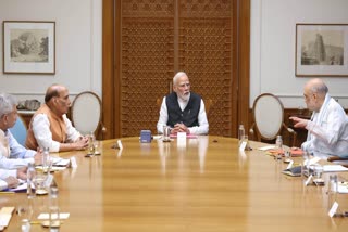 pahalgam terror attack Meeting of Cabinet Committee on Security at PM Modi residence updates