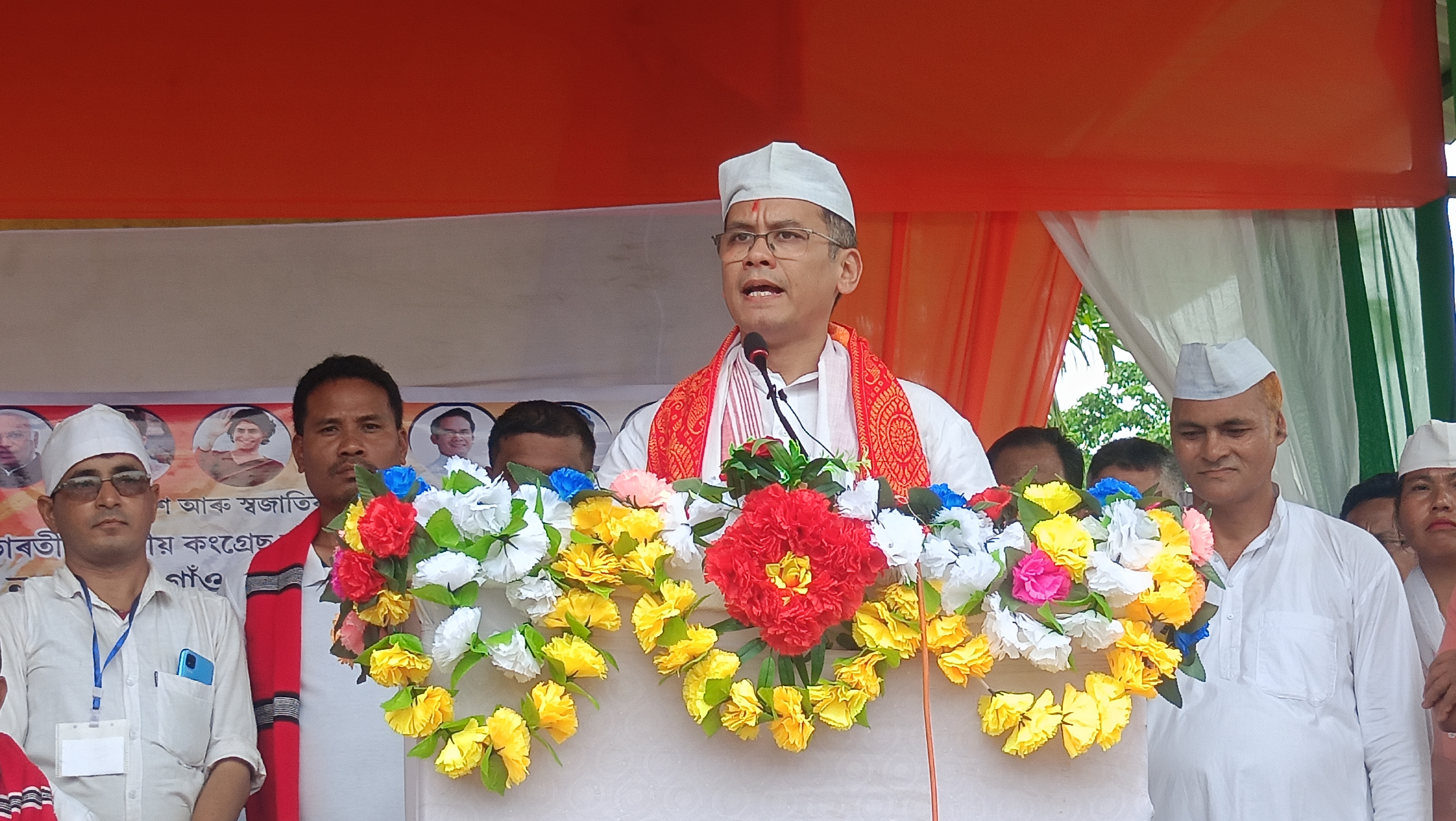 Congress election rally in Dhemaji