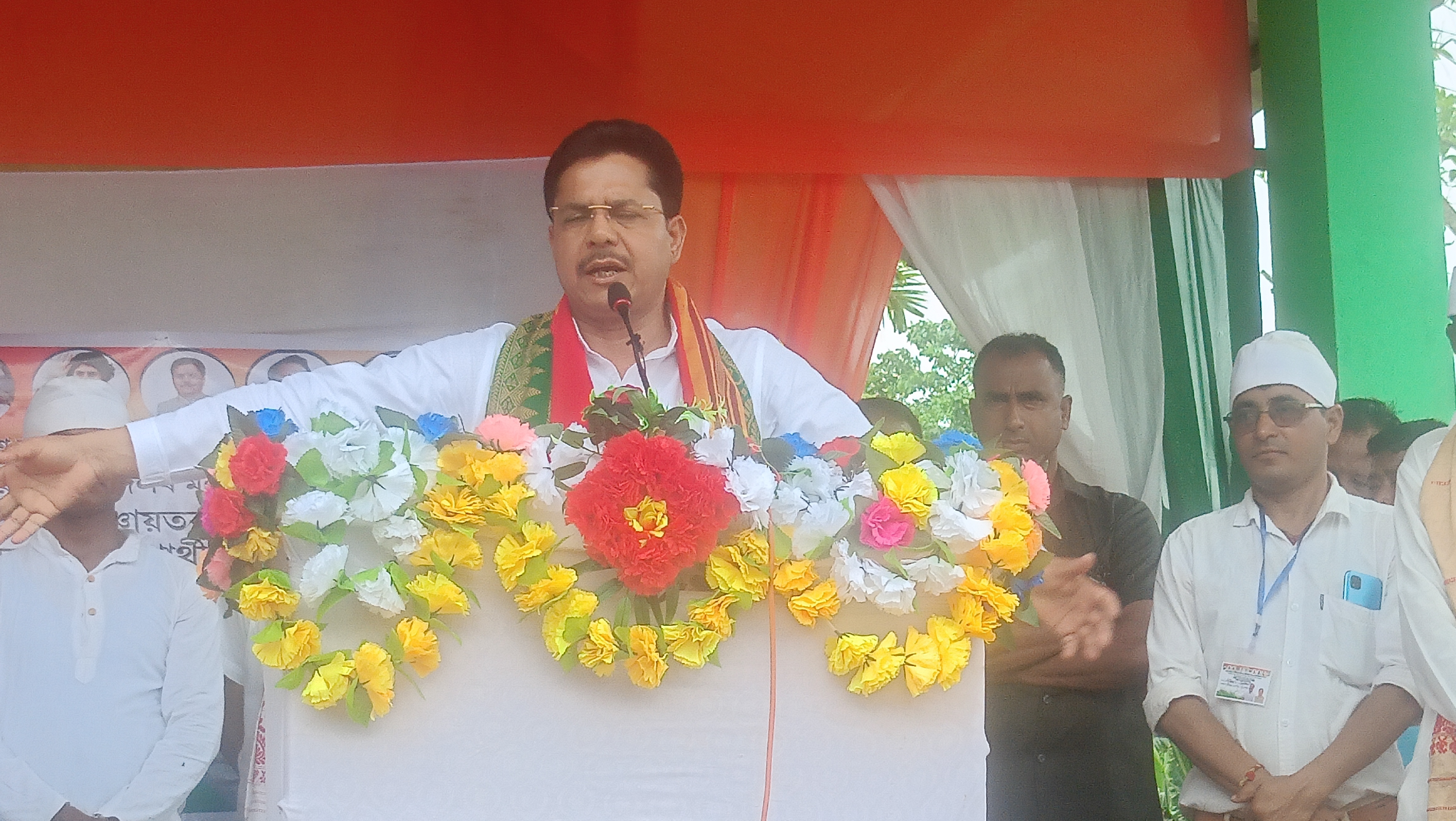 Congress election rally in Dhemaji