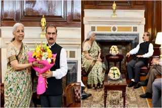 निर्मला सीतारमण से सीएम सुक्खू ने की मुलाकात