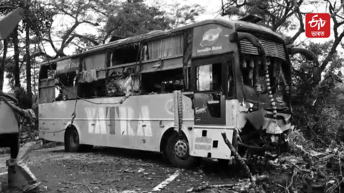BUS ACCIDENT IN LAKHIMPUR