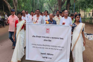 Visva Bharati Protest Rally