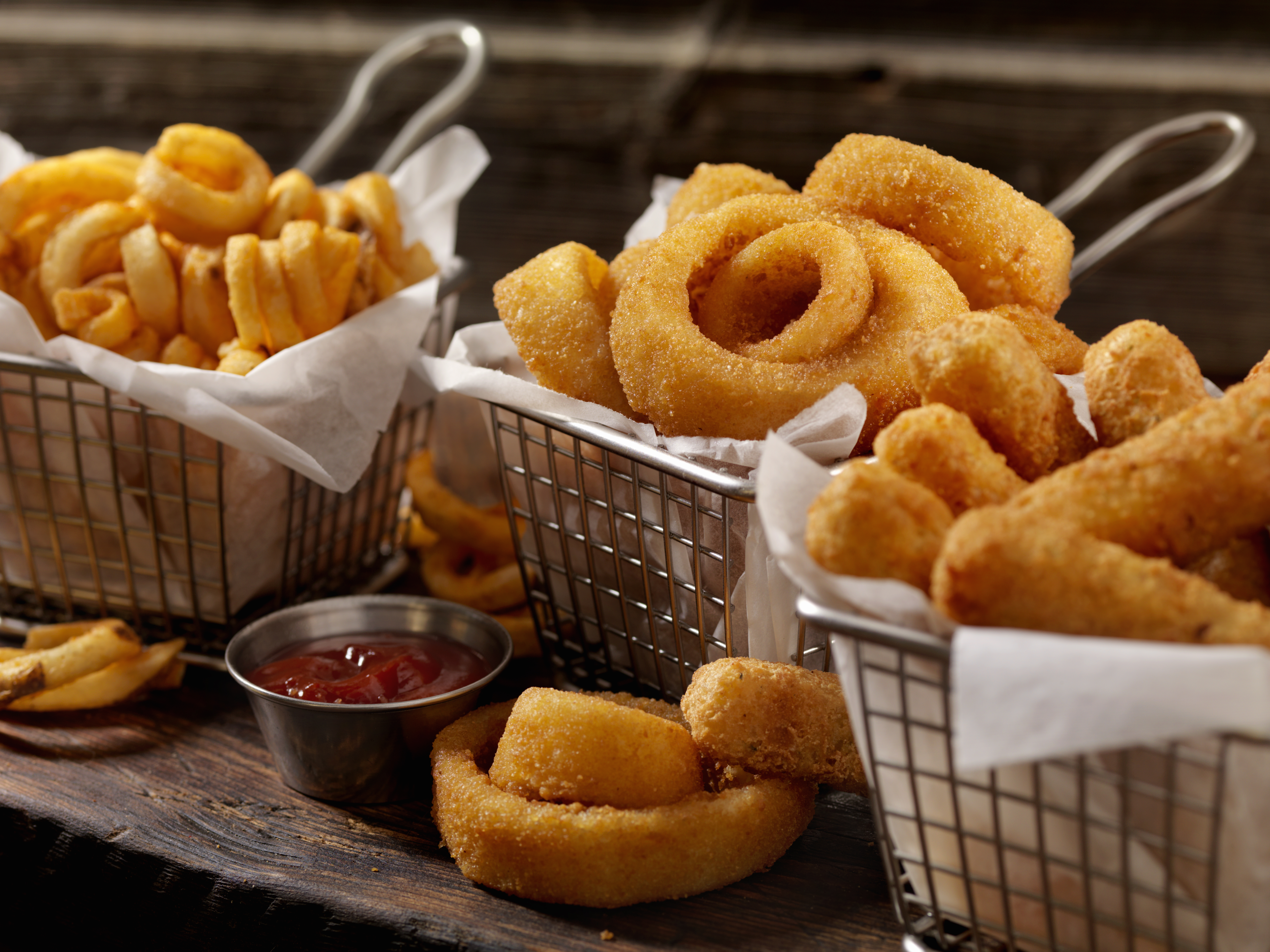 Overly fried foods