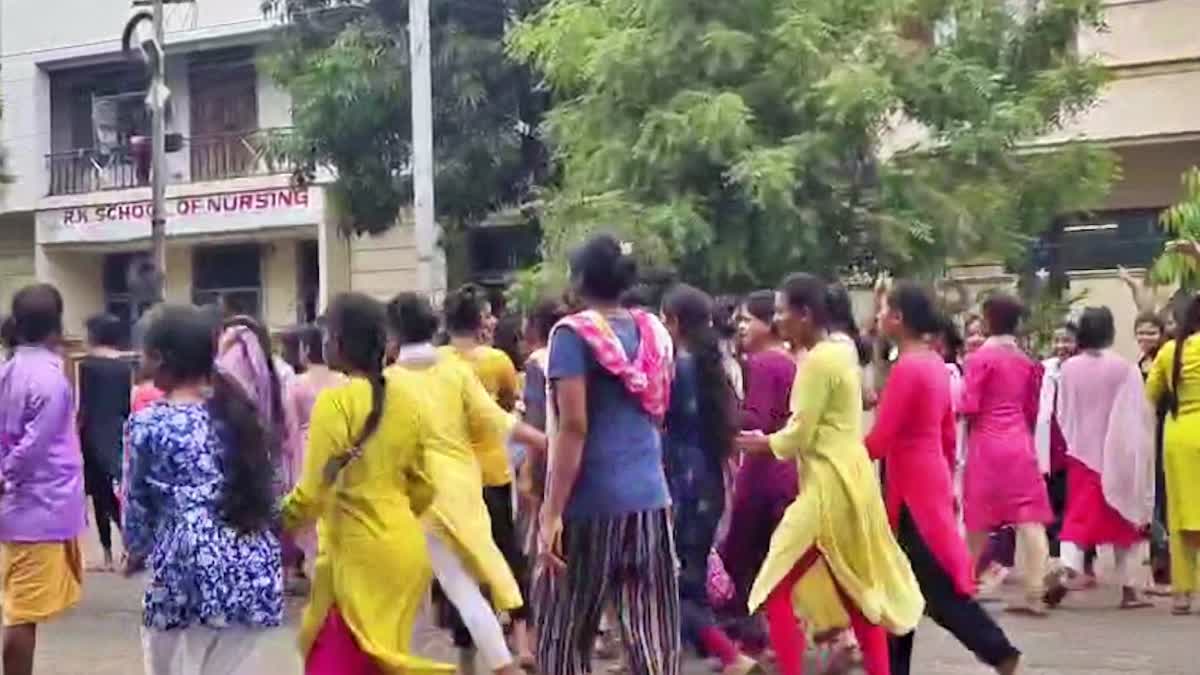 Nursing Girls Clash over Mobile Phone